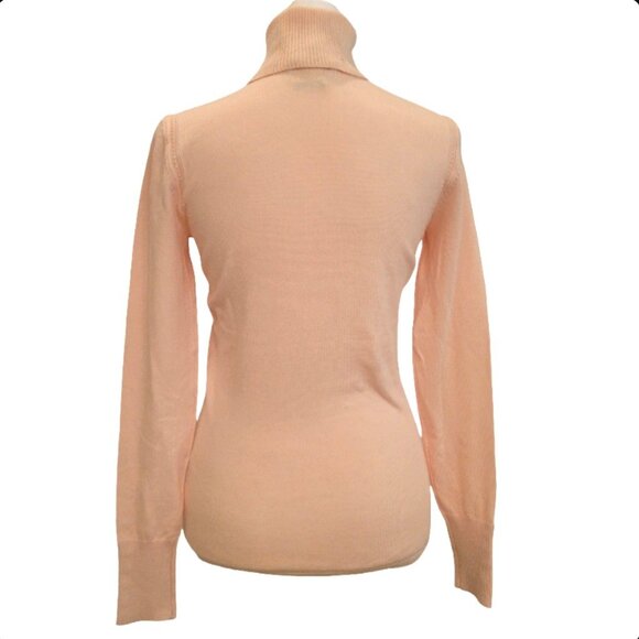 Pretty in Blush Lightweight Layering Ribbed Turtleneck - Picture 2 of 12